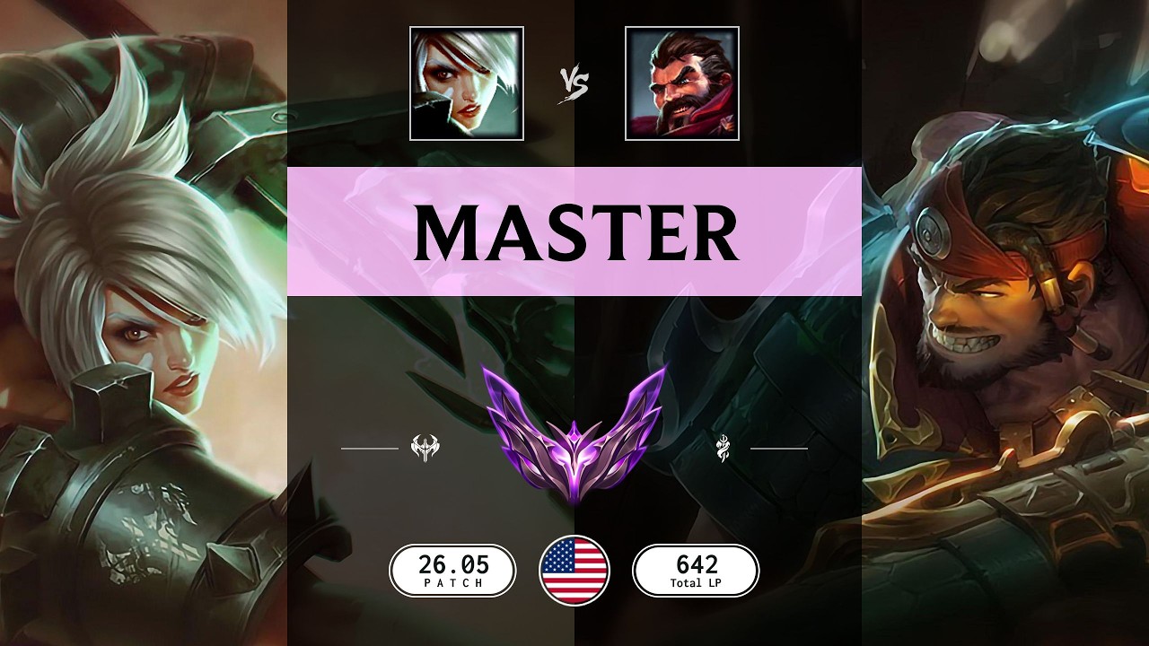Master Match: Riven vs Graves - NA server Patch 26.05