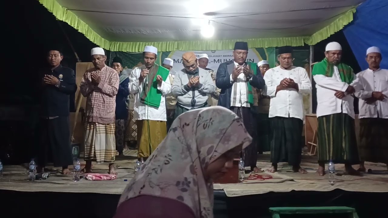 Jubel Bersholawat Bersama Majlis Al-Muhajirin dalam rangka Aqiqoh ananda Bumi Akbar Putra Anggara