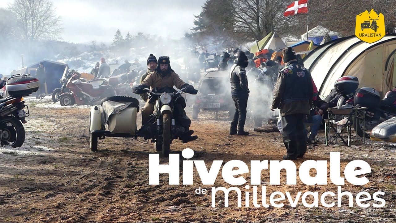 Hivernale des Millevaches en sidecar Ural - Un délire de motards givrés ?