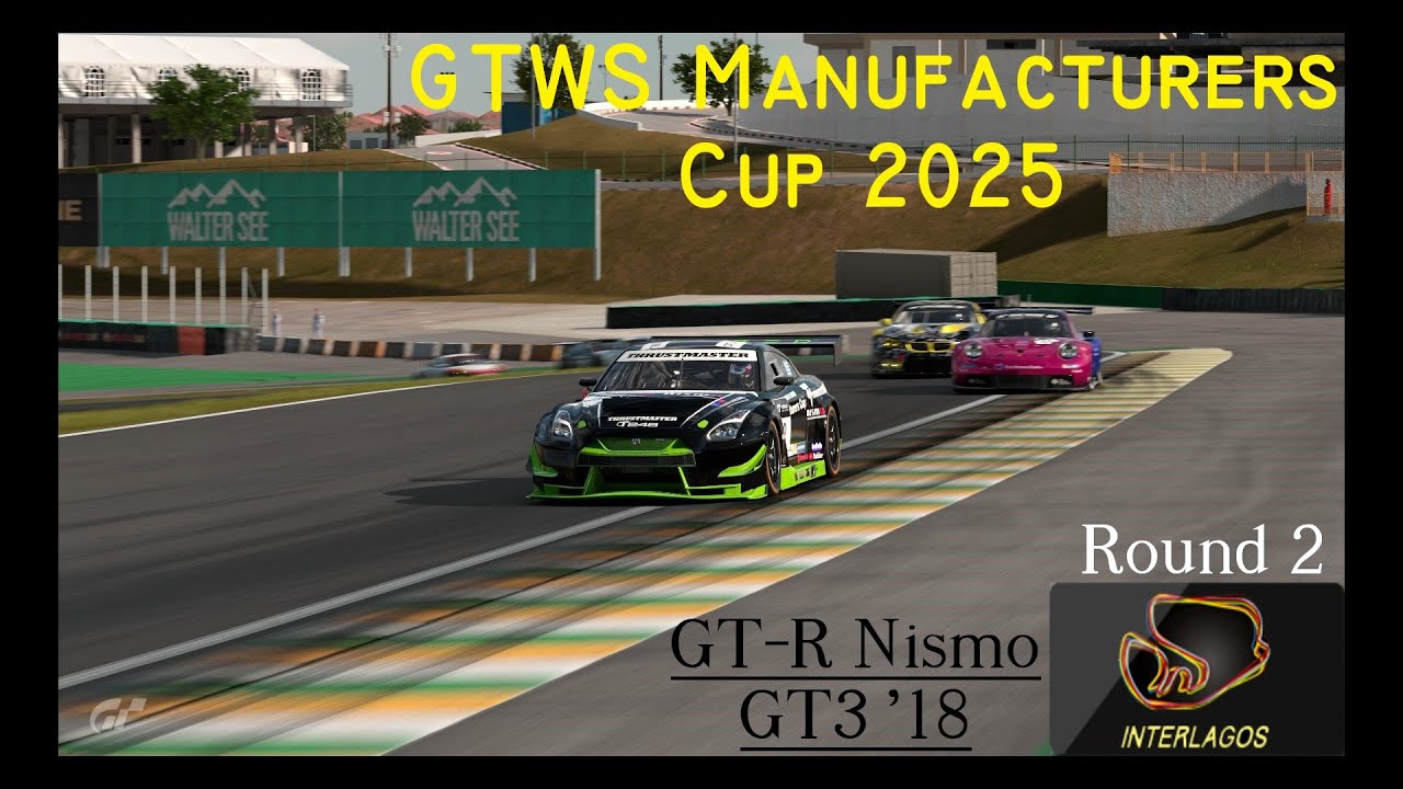 Gran Turismo™ 7 GTWS Manufacturers Cup Online 2025 | Round 2/Interlagos | GT-R Nismo #gt7gtws #gt7