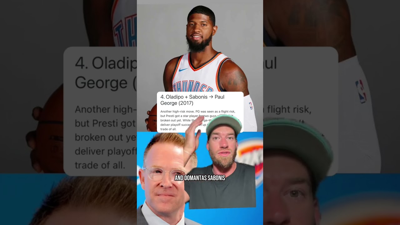 Sam Presti trading Rashard Lewis for a trade exception in 2007 turned into this OKC dynasty 🏀