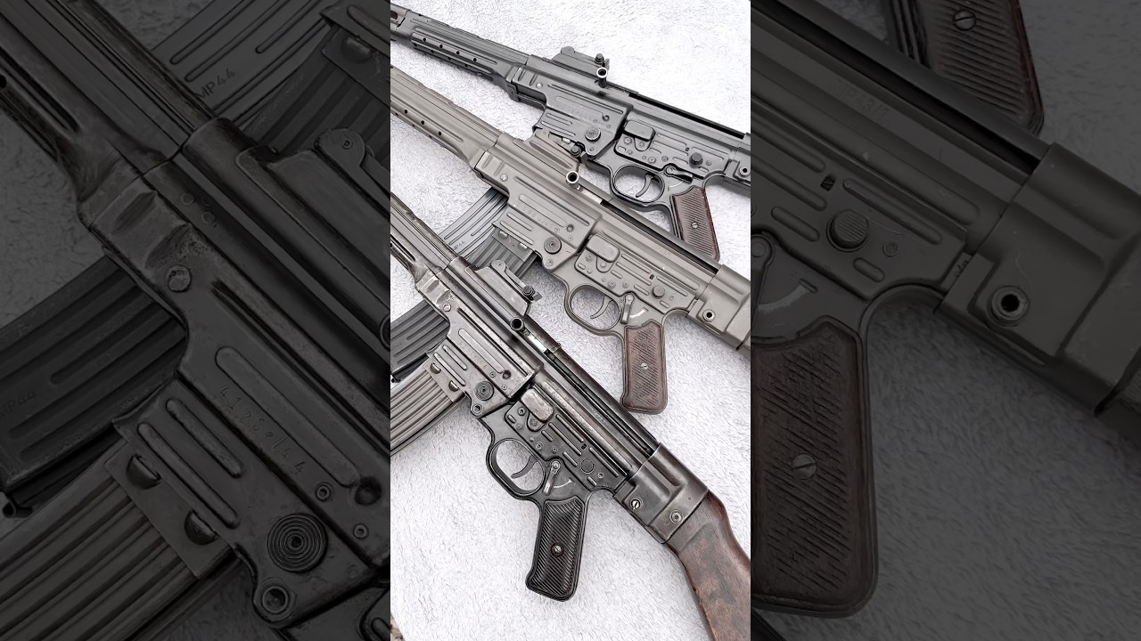 Evolution of the Sturmgewehr rifle. Still missing some #MP43I #MP43 #MP44 #german #ww2 #worldwar2