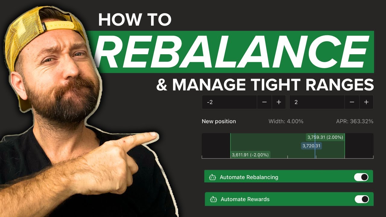 How I Rebalance & Manage Tight Ranges (My Defi Portfolio Strategy)