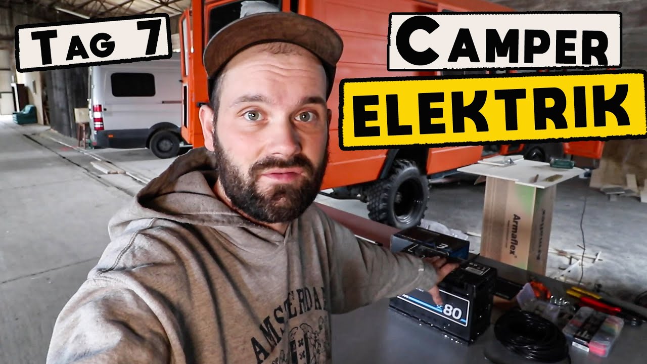 GÜNSTIG Wohnmobil ELEKTRIK bestellt am Tag 7 der Selbstausbau Challenge !!