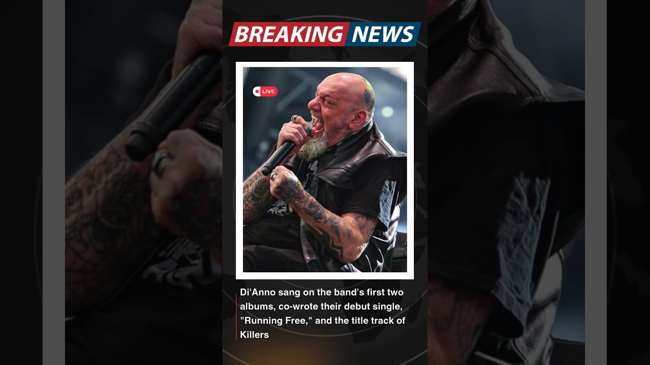 Remembering Paul Di'Anno: Iron Maiden First Voice #music #rock #ironmaiden #rocklegend #pauldianno