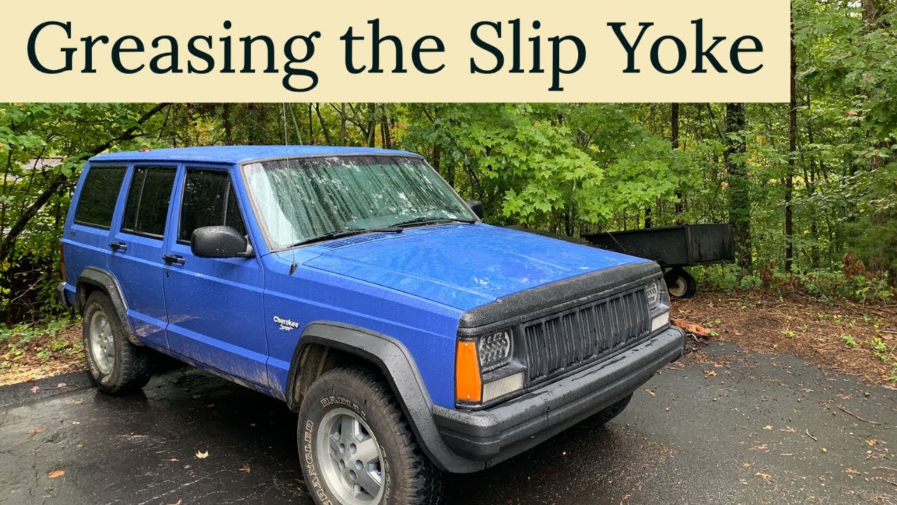 How to grease the Slip Yoke on your Jeep Cherokee XJ