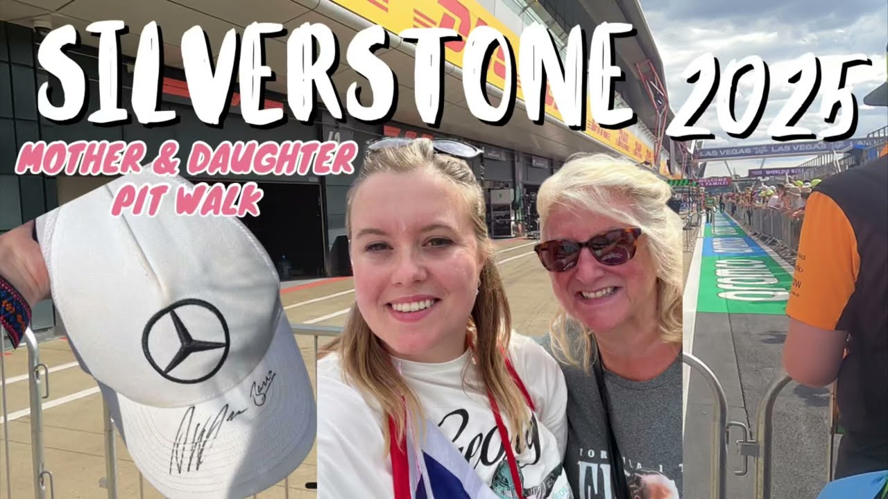 Silverstone 2025: Thursday Vlog, Mother & Daughter Pit Walk Experience
