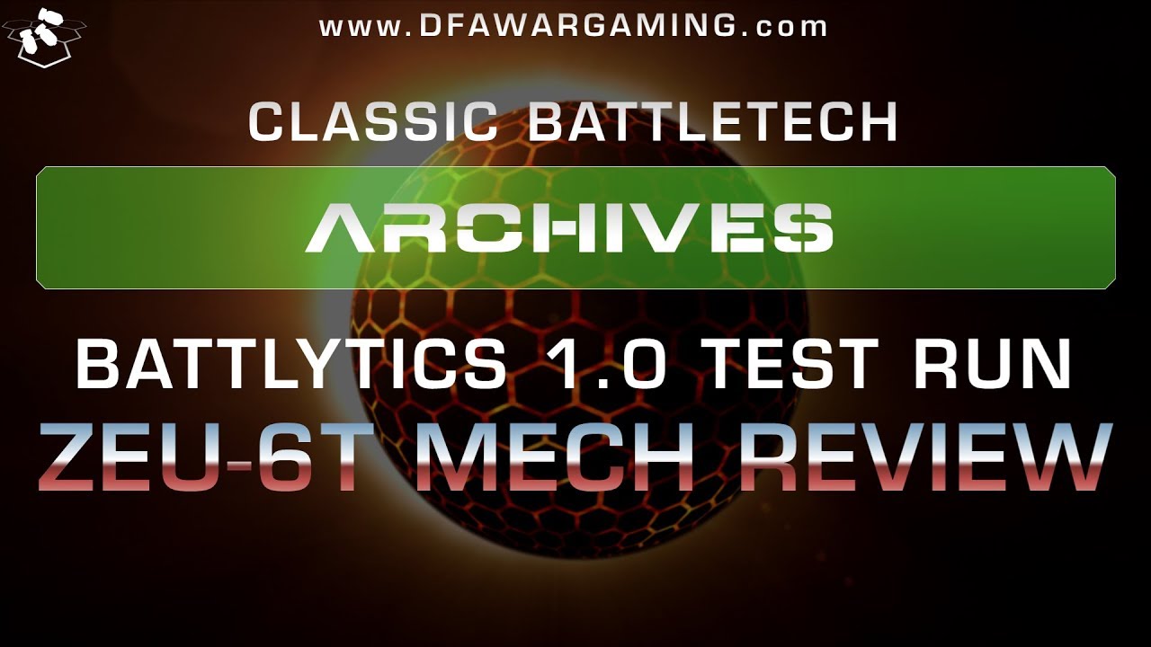 Battlytics 1.0 Test Run:  ZEU-6T Zeus Mech Review