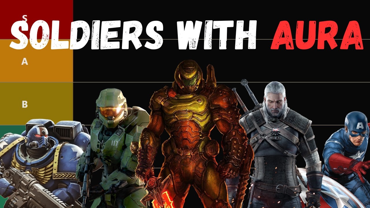 The Most Intimidating Super Soldiers in Fiction – Aura Tierlist!