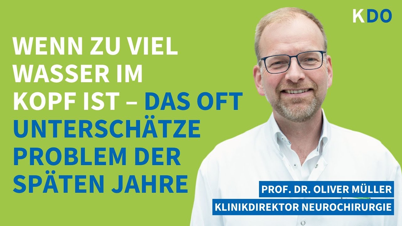 Wenn zu viel Wasser im Kopf ist – das oft unterschätzte Problem der späten Jahre // mediTALK