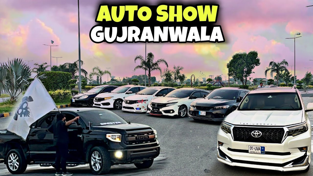 AUTOSHOW GUJRANWALA 2025 🔥 Track Scene 😍 Donuts & Much More 😱 AJWA CITY GUJRANWALA 