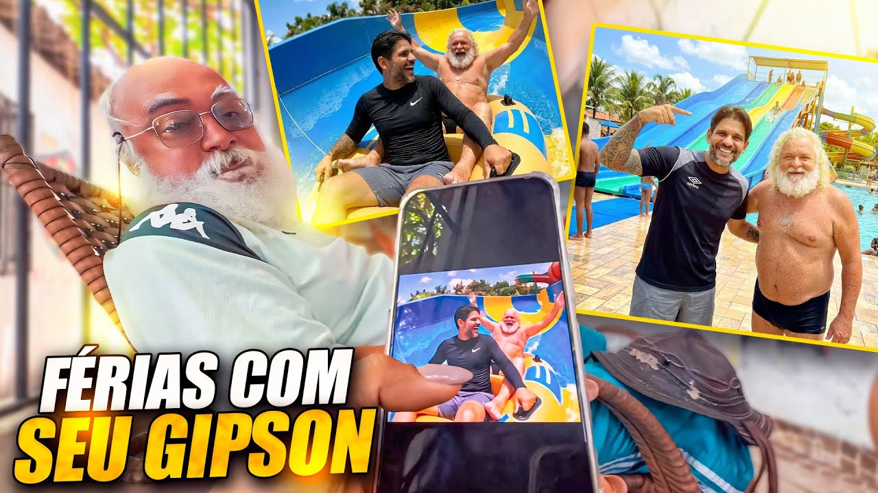 MANETIKIN TA DE FÉRIAS COM SEU GIPSON E LUIZ DO SOM VIU 🤣🤣🤣 | LUIZ DO SOM 