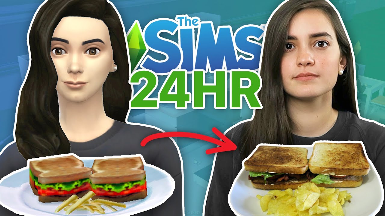Comiendo COMO MI SIM por 24 HORAS | Mariana Clavel