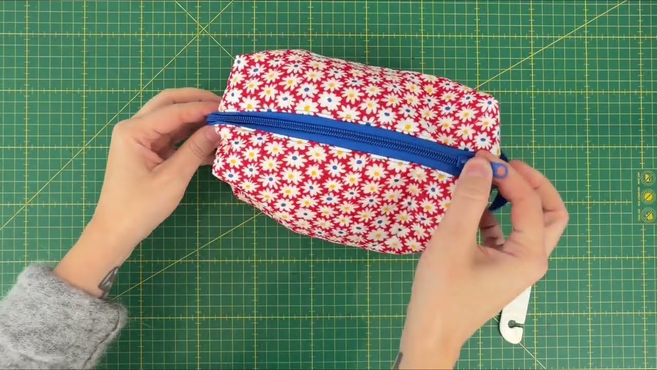 DIY Neceser Box: Tutorial Paso a Paso con Patr&oacute;n Gratis 🧵