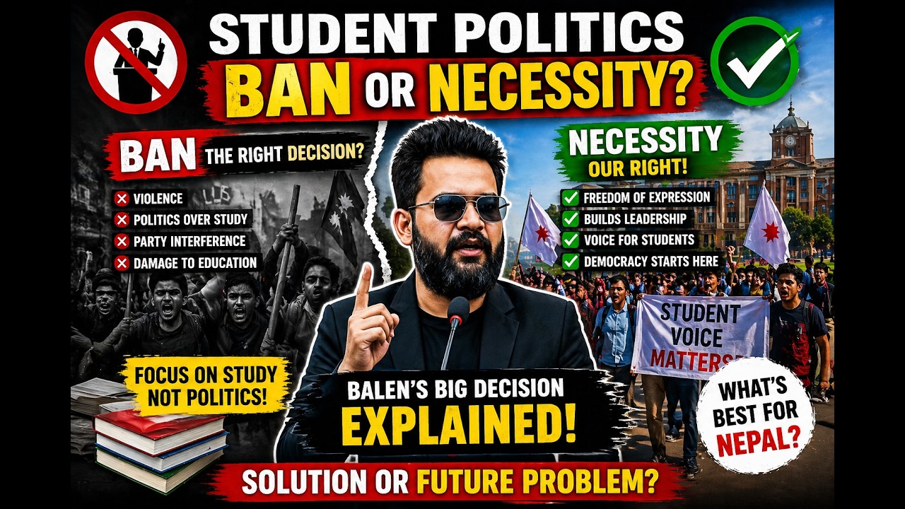 Ban Student Politics? 🤯 | Nepal Debate Explained | REVISIT SCHOOL | Video #12