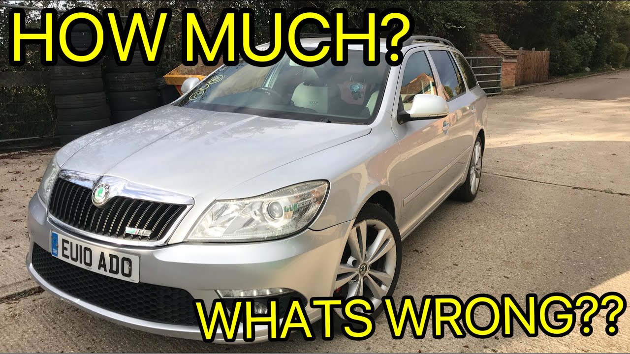 I Bought A CHEAP Skoda Octavia VRS!! MISTAKE?!?!  COPART UK