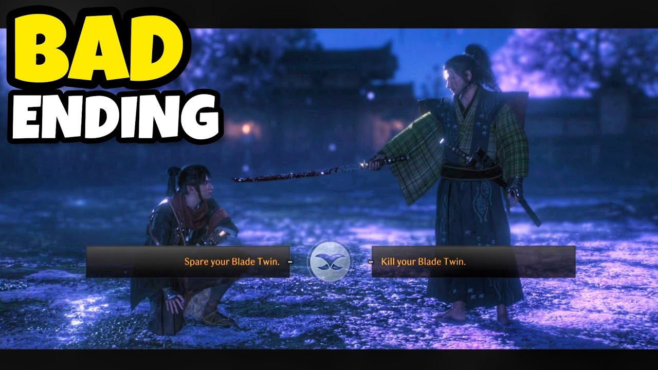 Rise of the Ronin BAD ENDING - Kill Your Blade Twin Choice