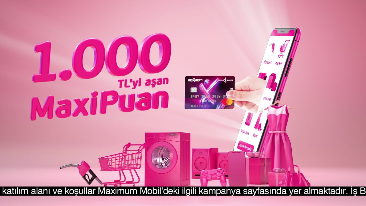 Maximum’dan Kasım ayında bütçenize 1.000 TL’yi aşan MaxiPuan desteği!