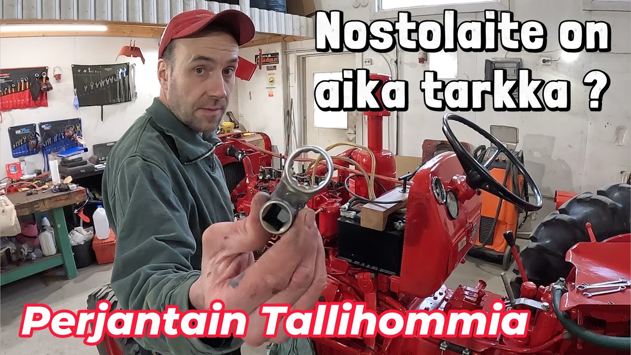 Valmet 565.2 - Kannen kiristys & Ekat venttiilin säädöt