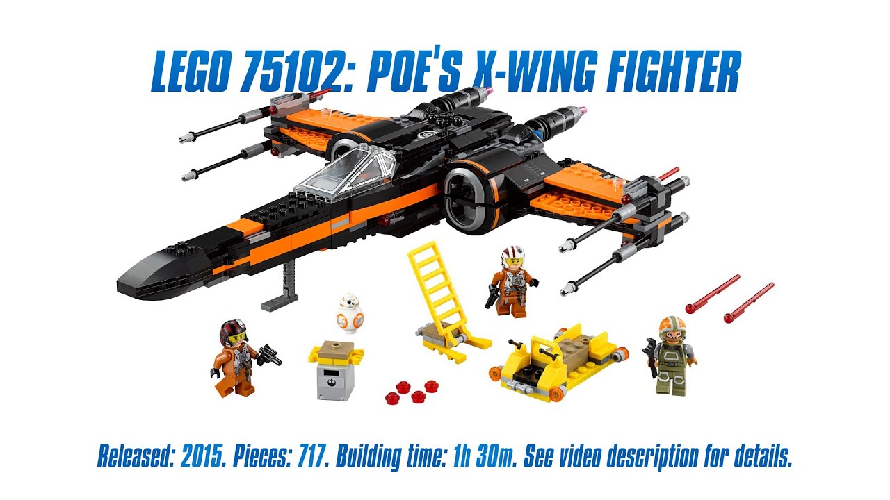 'Lego Star Wars 75102: Poe's X-wing Fighter' Unboxing, Speed Build & Review