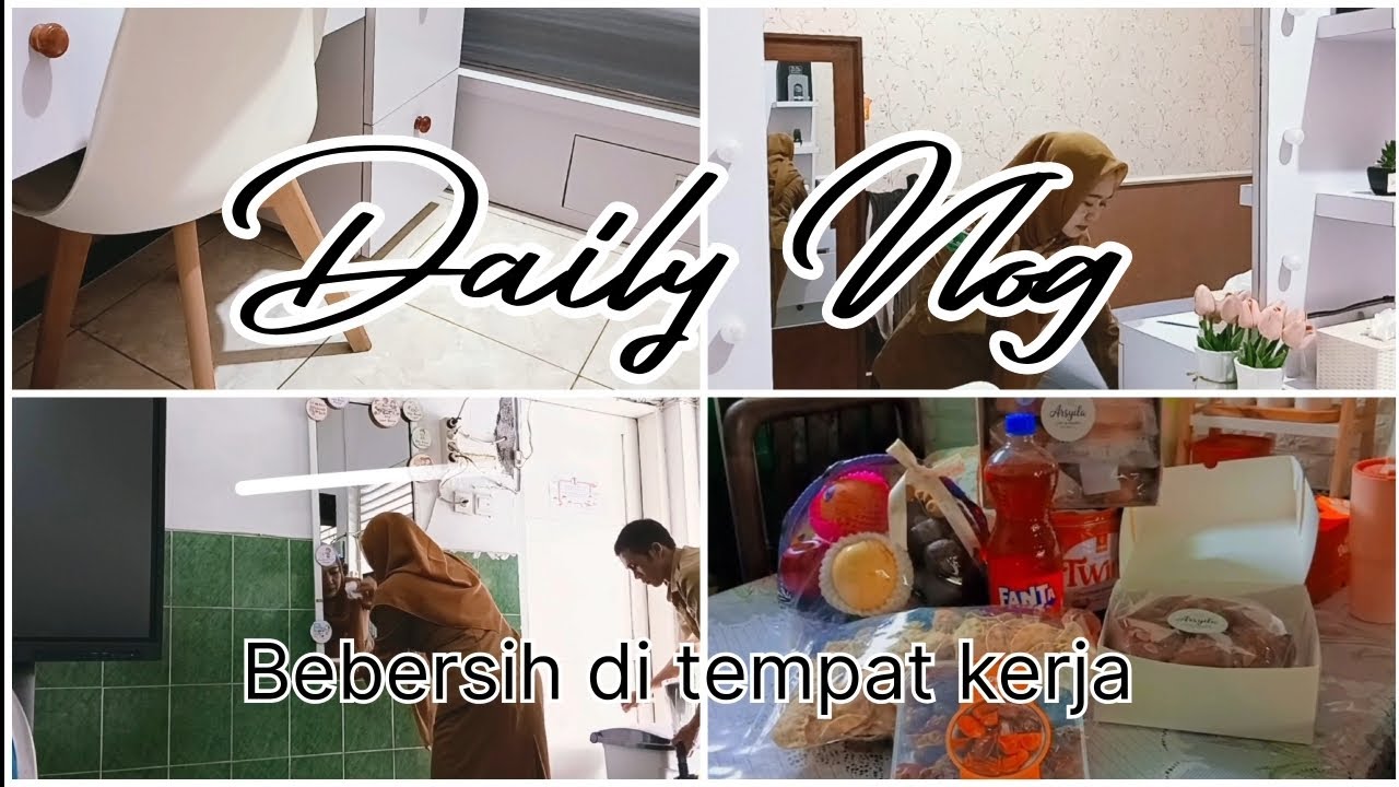 Bersih-bersih tempat kerja ‼️Unboxing hantaran