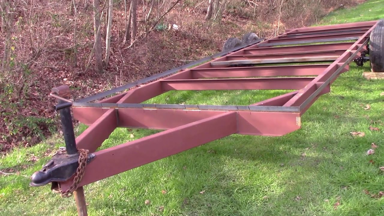 Putting Drop Axles On My Trailer, Building A 7000 lb Car Trailer