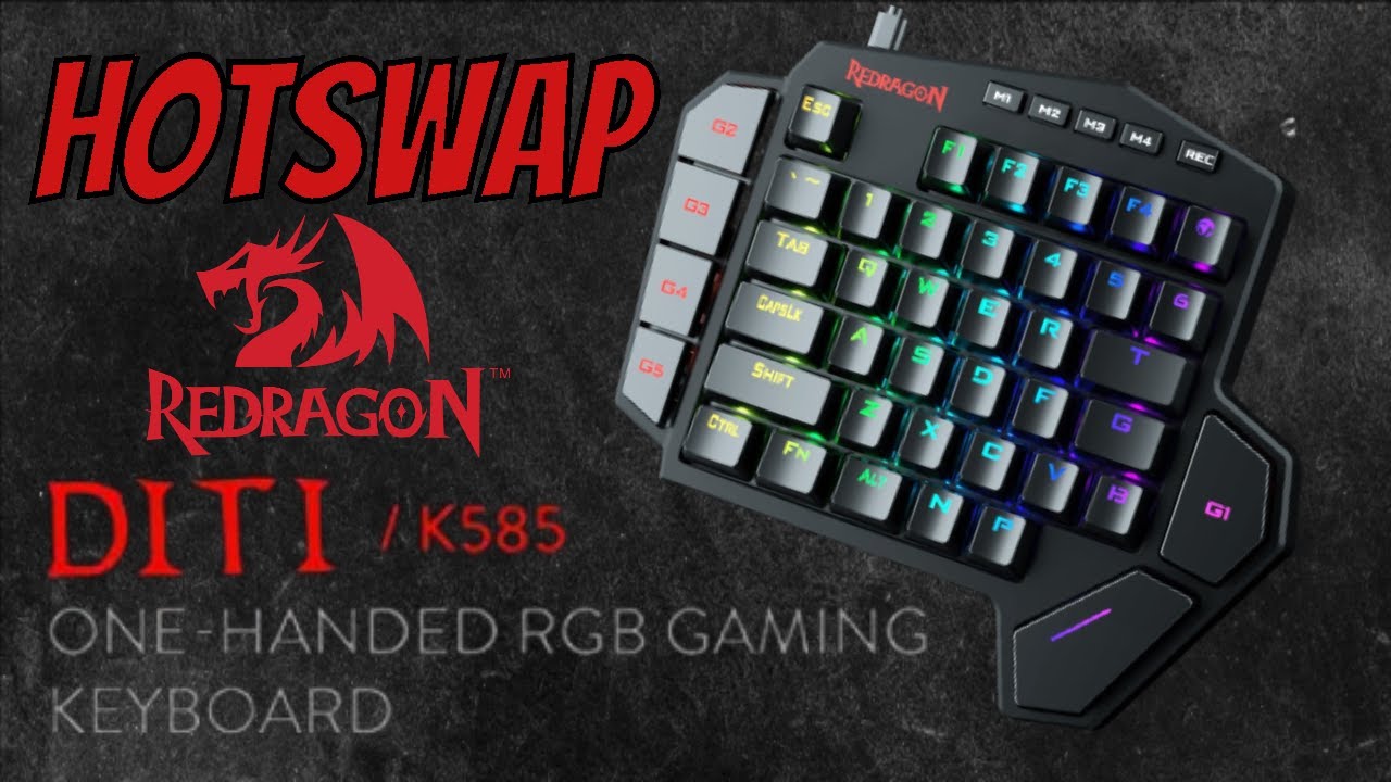 TECLADO MECANICO GAMER REDRAGON K585 DITI