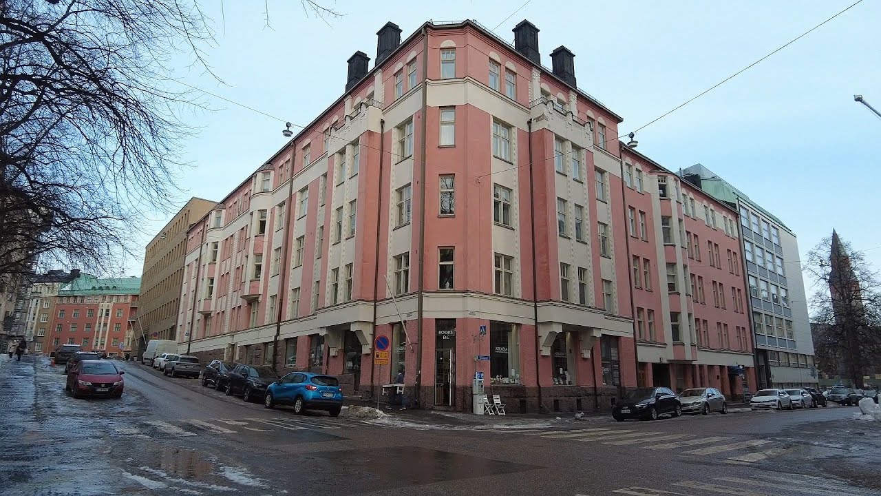 Winter Walk in Töölö, Helsinki - January 2024