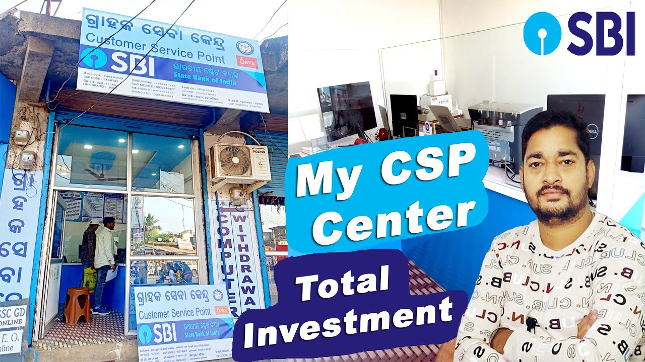 SBI CSP Total Investment 😱 How much Investment for CSP Center - My CSC Setup Total Investment