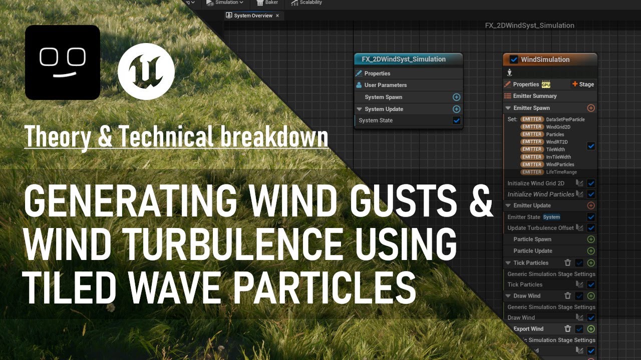 Experimenting with a novel technique to create 2D wind in UE5