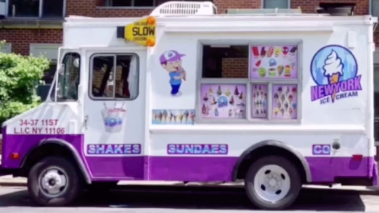 New York Ice Cream Truck playing Pop Goes The Weasel in different pitches