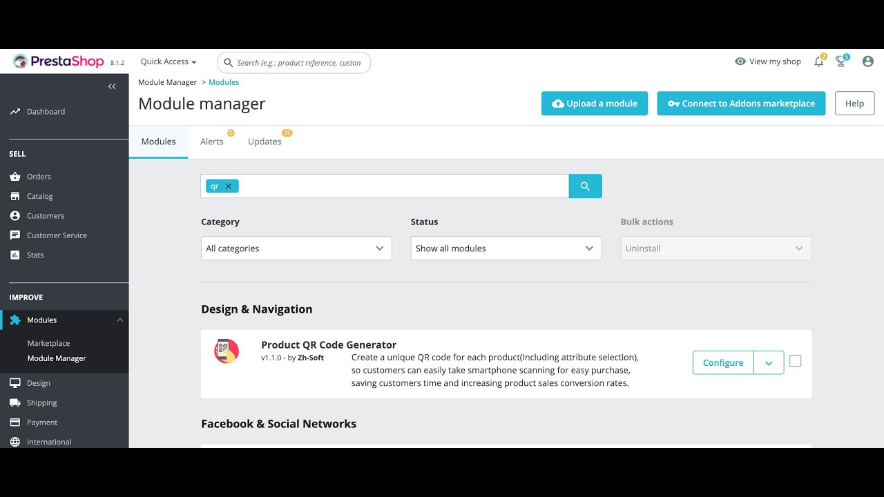 [PrestaShop Modules] - QR code scan generator that supports product attributes