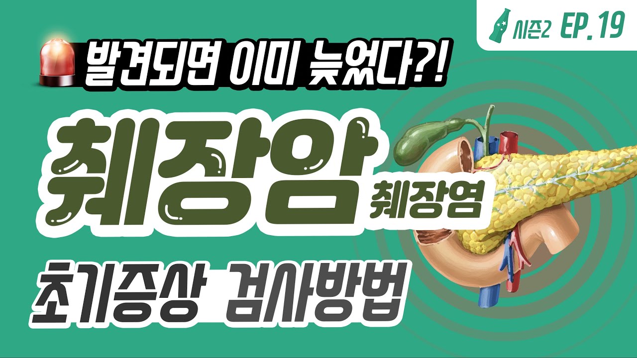[사이다2 EP.19] 침묵의 암🤫🧨 #췌장암 #췌장염 초기증상/가장 정확한 검사법은?!