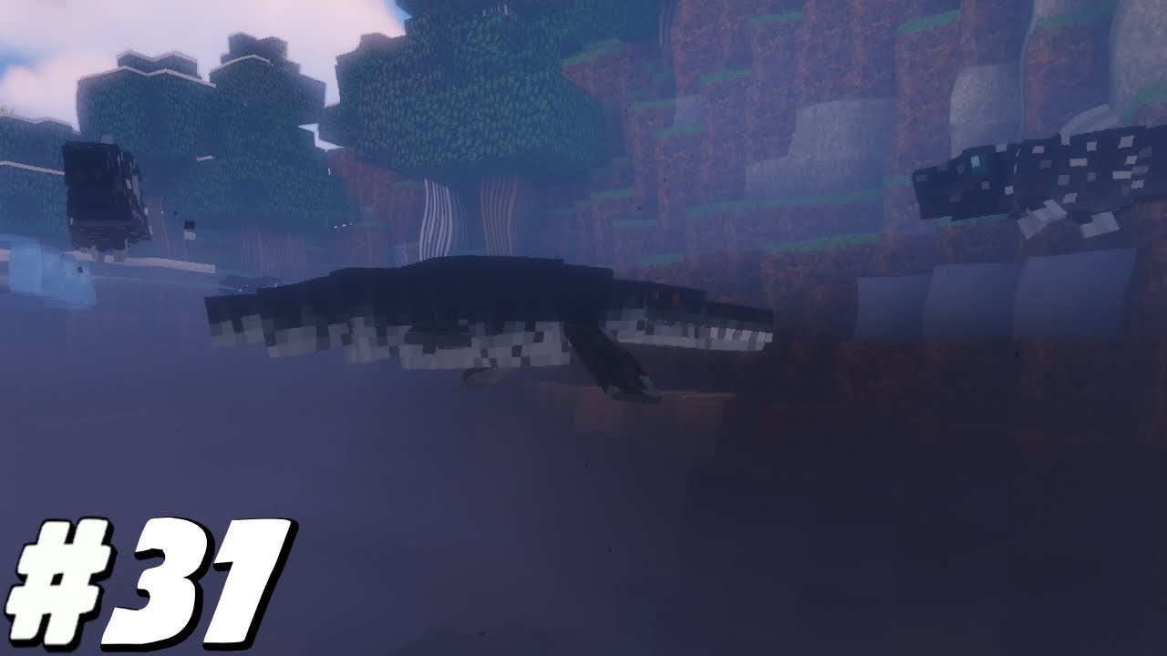 FEEDING CHARLIE THE LIOPLEURODON | MINECRAFT DINOSAURS W/ THEGAMINGBEAVER |Ep 31