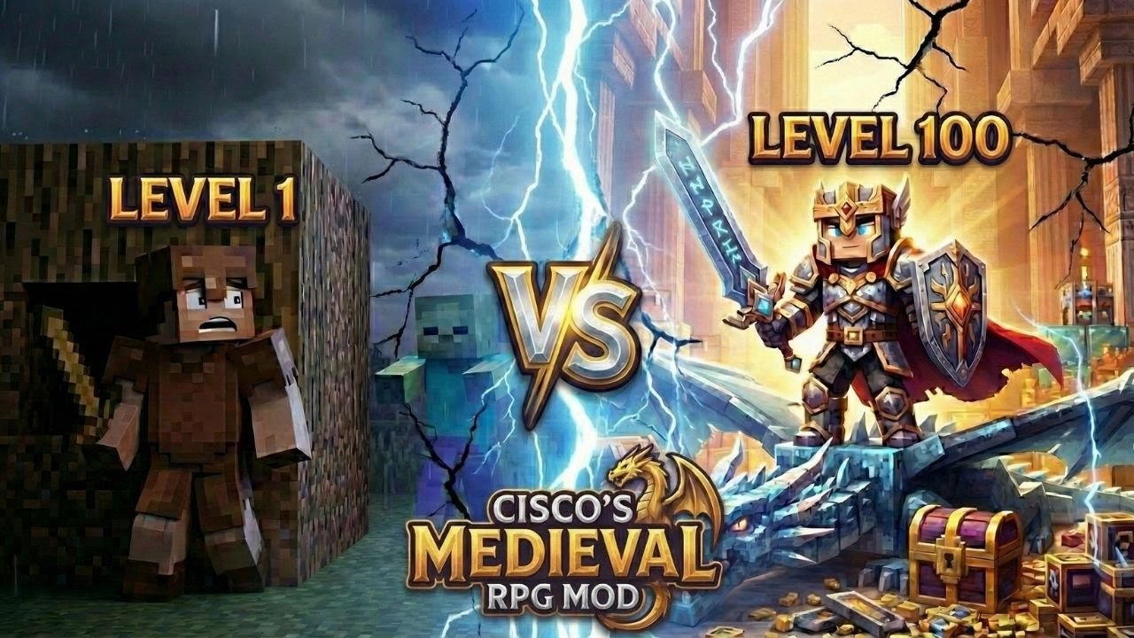 Minecraft Ama Dark Souls Oldu! - Cisco's Medieval RPG Ultimate