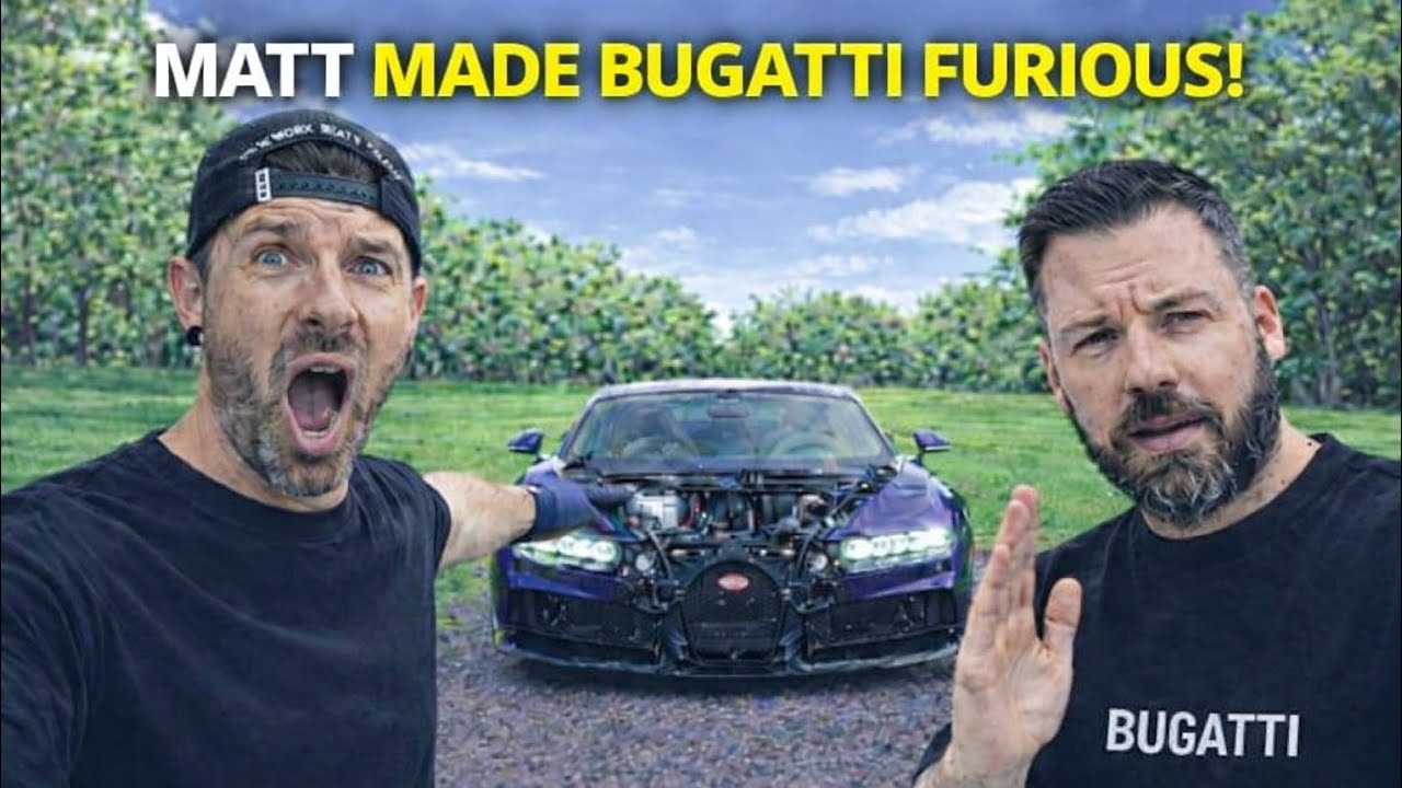 Мэтт Армстронг разобрал Bugatti Chiron… И Bugatti это не понравилось.