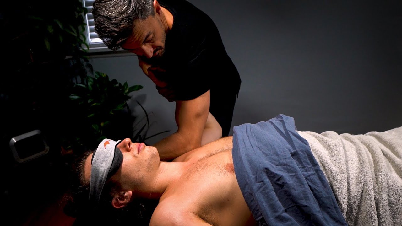 1 Hour Deep Tissue Massage for Deep Sleep & Relaxation | No Talking