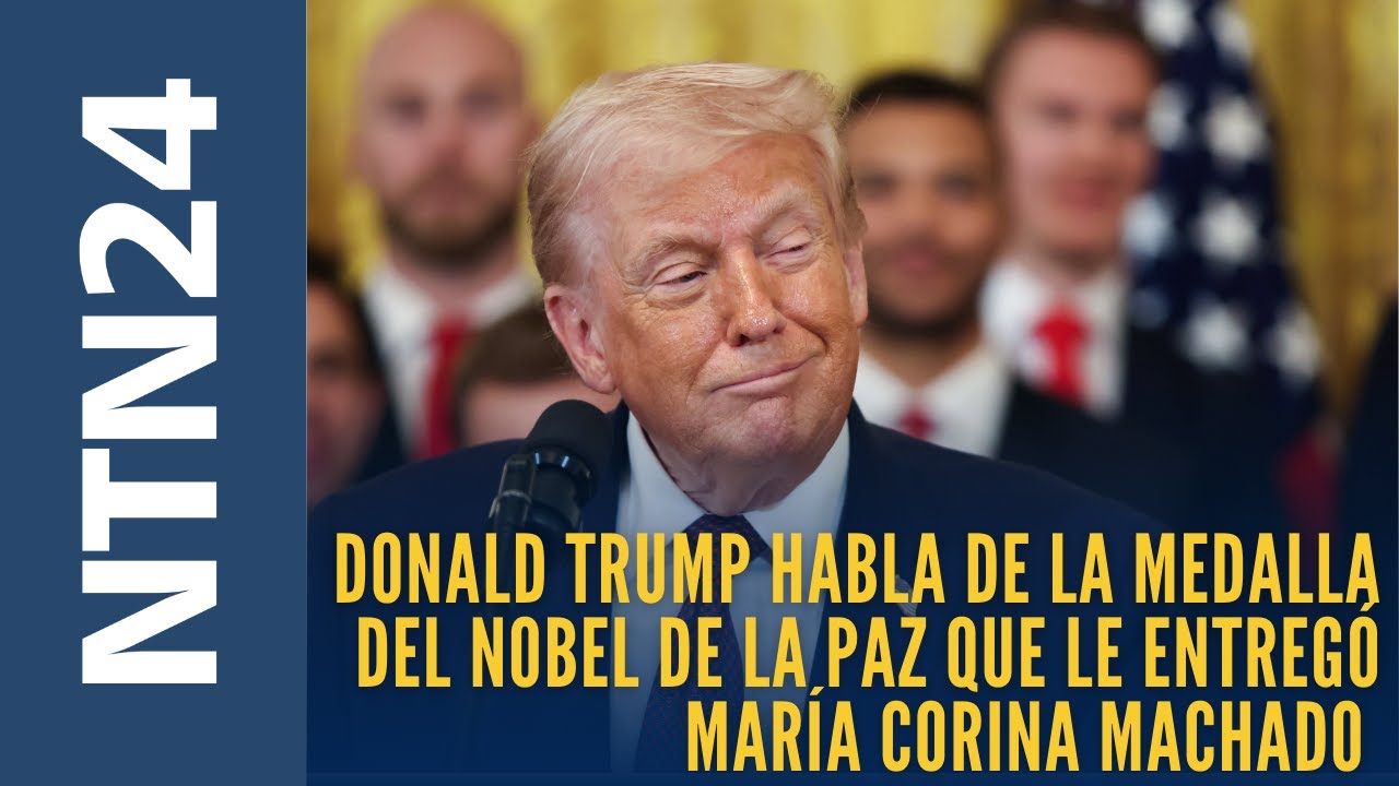 Donald Trump habla de la medalla del Nobel de la Paz que le entregó María Corina Machado
