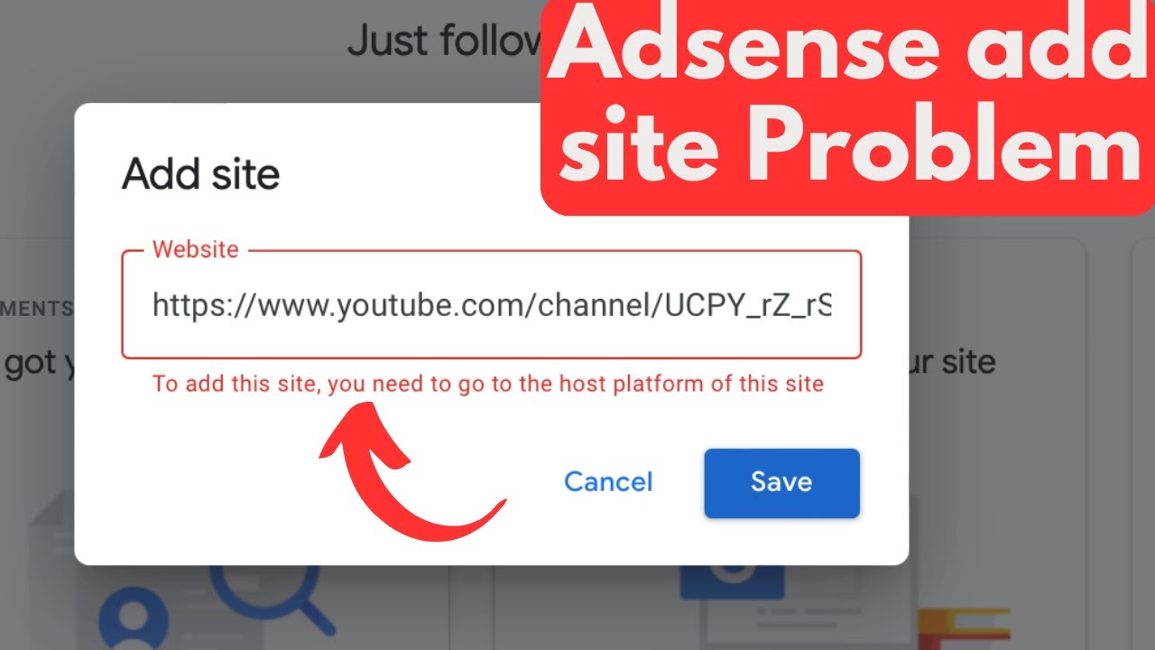 To Add This Site You Need To Go To The Host Platform Of This Site Youtube | Fixed