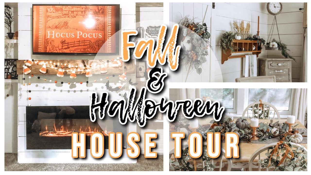🍁FARMHOUSE FALL / HALLOWEEN DECOR HOUSE TOUR 2020 🎃