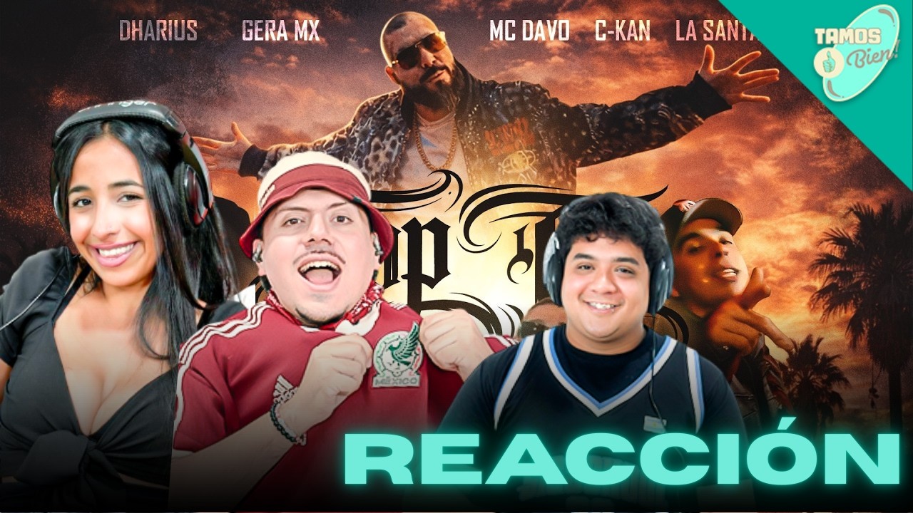 Dharius, Gera MX, MC Davo, C-Kan, La Santa Grifa - Top Top - Video Oficial | 🇦🇷 🇲🇽 Reacción