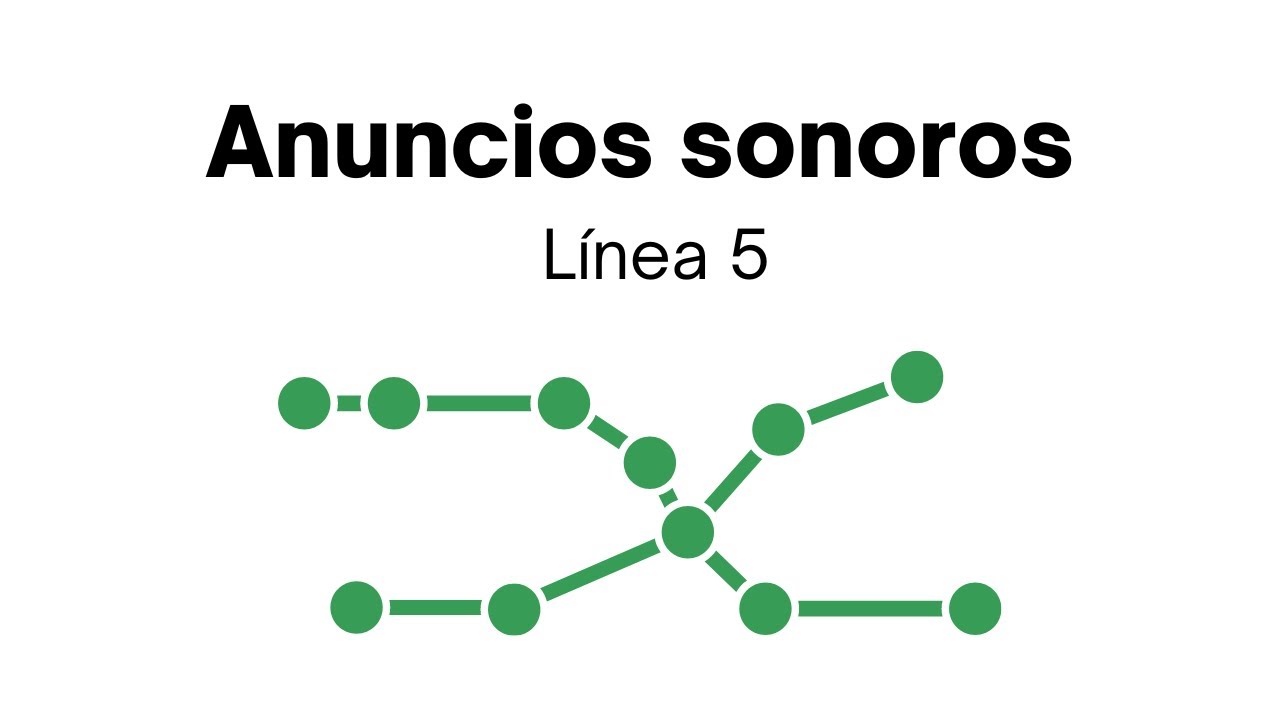 Anuncios sonoros de Línea 5 en NS-74 | Metro de Santiago