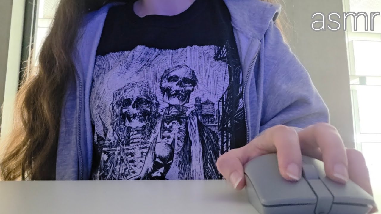 ASMR random triggers in uni (eating snacks, follow the light, playing the dino game)