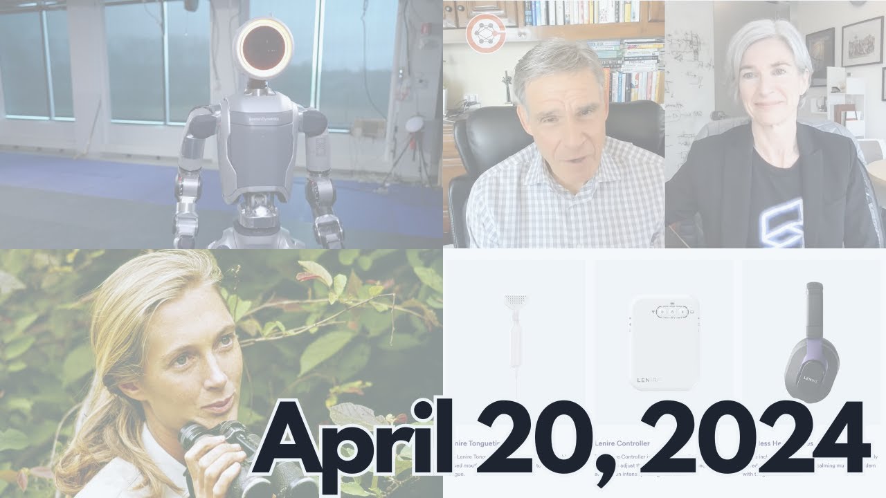 2024-04-20: Boston Dynamics New Atlas, CRISPR, Tinnitus relief device, Jane Goodall's 90th birthday