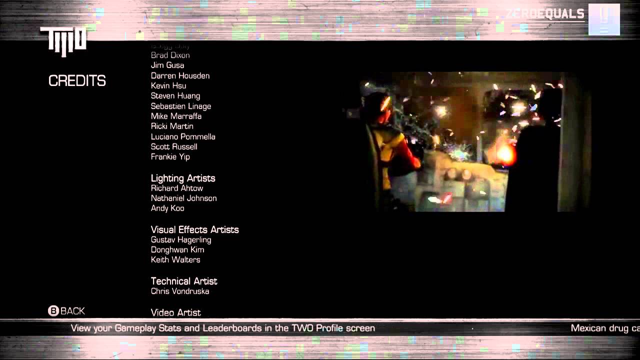 ZeroEquals Hits Play! - Army of Two: Devil's Cartel - [Final Creditsa]
