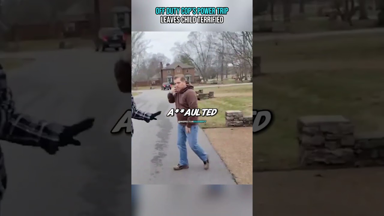 OFF Duty Cop's Power Trip Leaves Child TERRIFIED 🚨