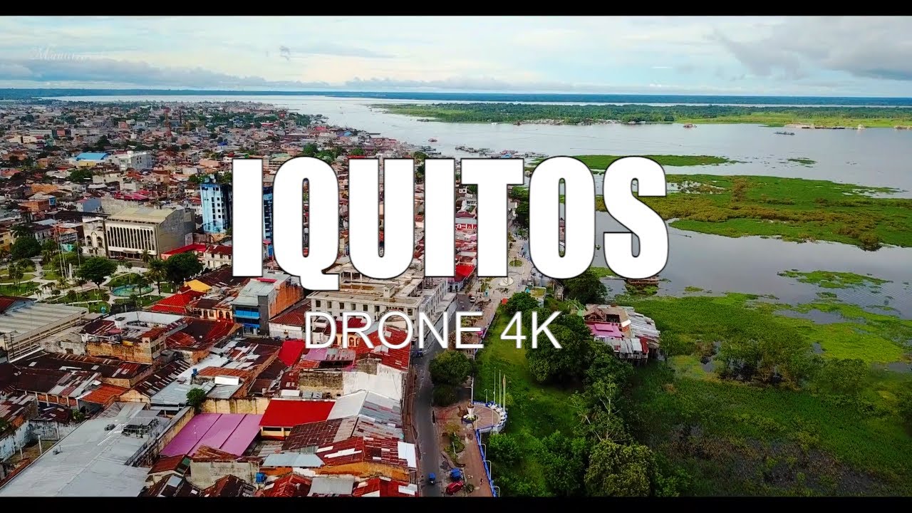 Iquitos desde lo alto, drone 4K