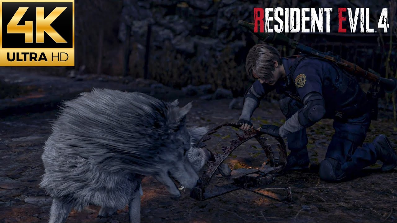 Resident Evil 4 Remake - Leon Kennedy R.P.D Outfit Gameplay [4K 60 FPS]