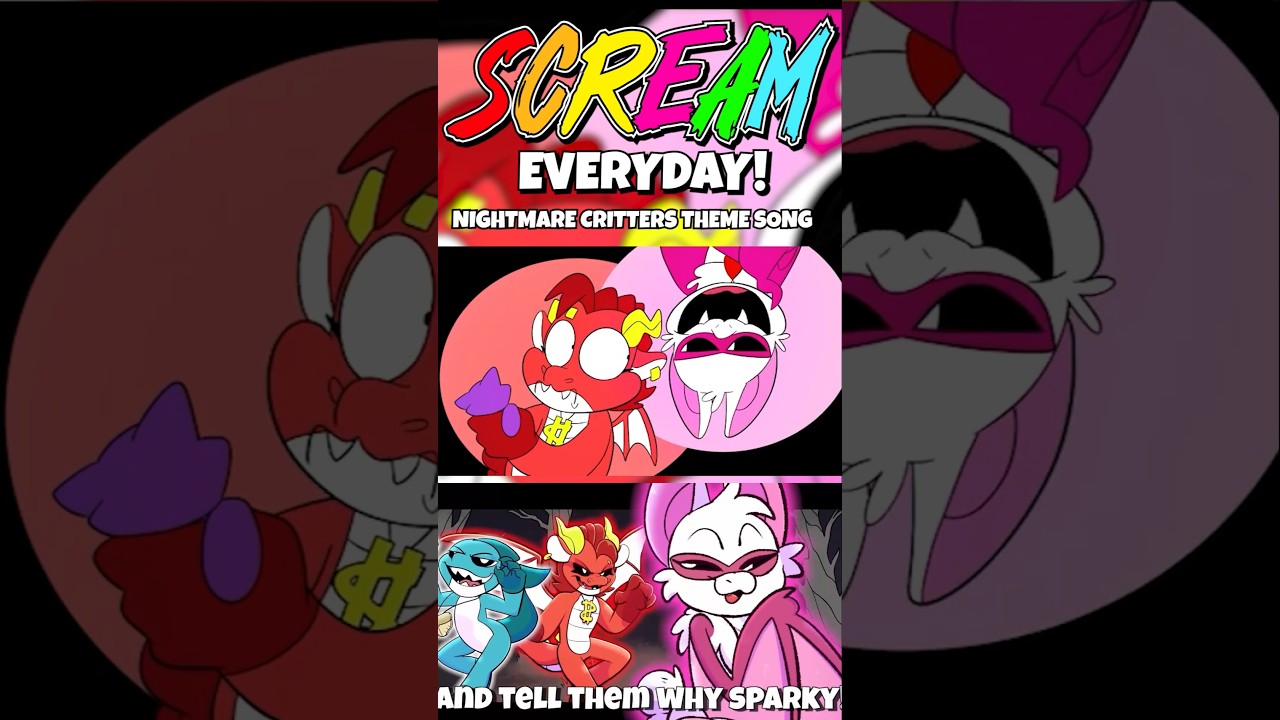 Scream Everyday! (Nightmare Critters Theme Song) Poppy Playtime Simon X Rabie Spot The Difference 🐲