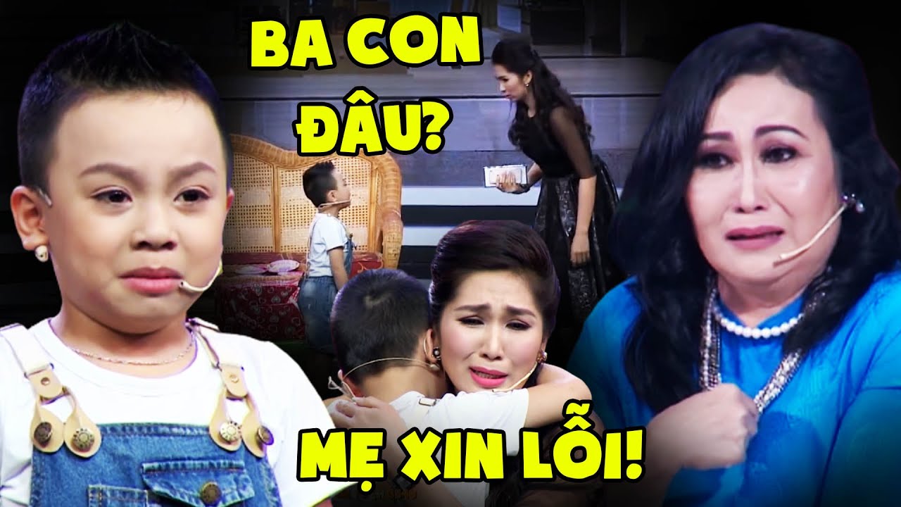 Cậu bé MỒ CÔI CHA diễn lại câu chuyện CÓ THẬT của mình khiến giám khảo BẬT KHÓC | THVL Ca Nhạc